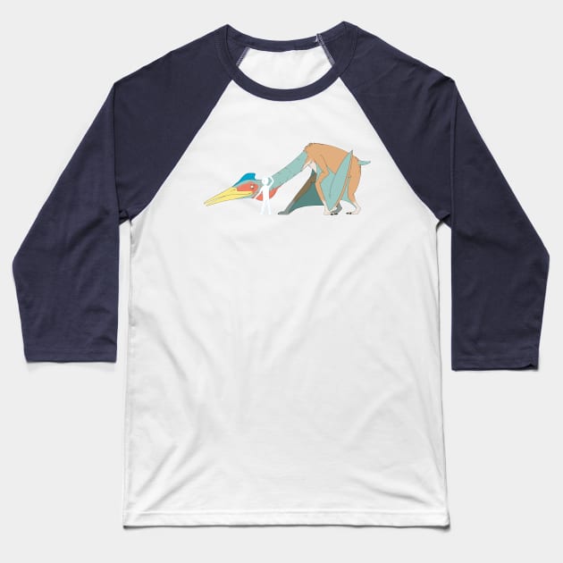 My Pal Quetzalcoatlus Baseball T-Shirt by Skarmaiden